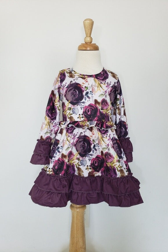 Bohemian Plum Dress