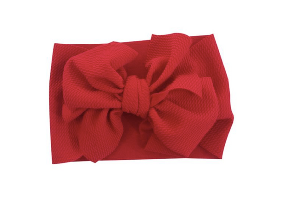 Red Bow Headband